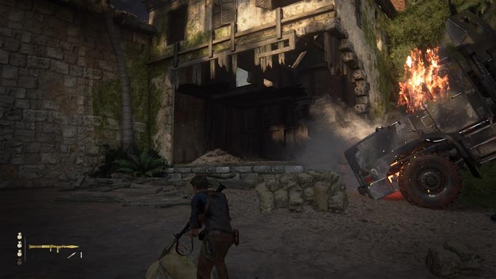The destroyed truck will reveal a passage - Uncharted 4: Chapter 20 No Escape - walkthrough - Walkthrough - Uncharted 4: A Thiefs End Game Guide