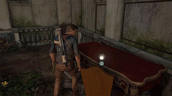 Walk into the small room - Uncharted 4: Chapter 14 Join Me in Paradise - treasure list - Treasures - Uncharted 4: A Thiefs End Game Guide
