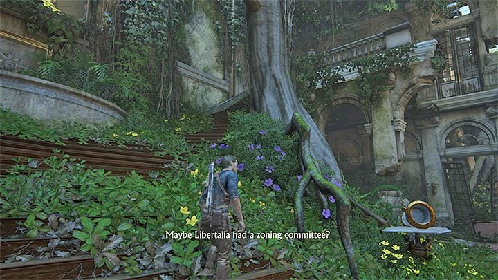 You can find this collectible soon after you reach the largest room in the main building in Libertalia, right after you slide down the slippery surface - Uncharted 4: Chapter 14 Join Me in Paradise - treasure list - Treasures - Uncharted 4: A Thiefs End Game Guide