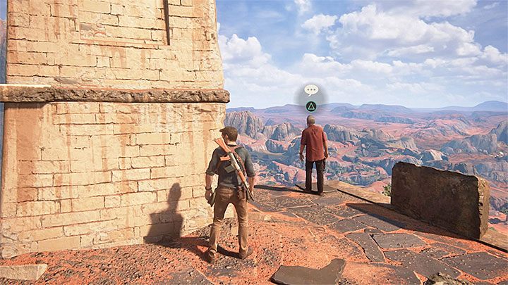 Talk to Sam and Sully by the small tower - Uncharted 4: Optional conversations - secrets, puzzles - Secrets and puzzles - Uncharted 4: A Thiefs End Game Guide