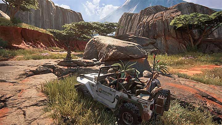 You will find this cairn soon after you use the winch at the dilapidated bridge, on your way to the main part of the map - Uncharted 4: Not a Cairn in the World trophy - all cairns locations - Trophies In Uncharted 4 - Uncharted 4: A Thiefs End Game Guide