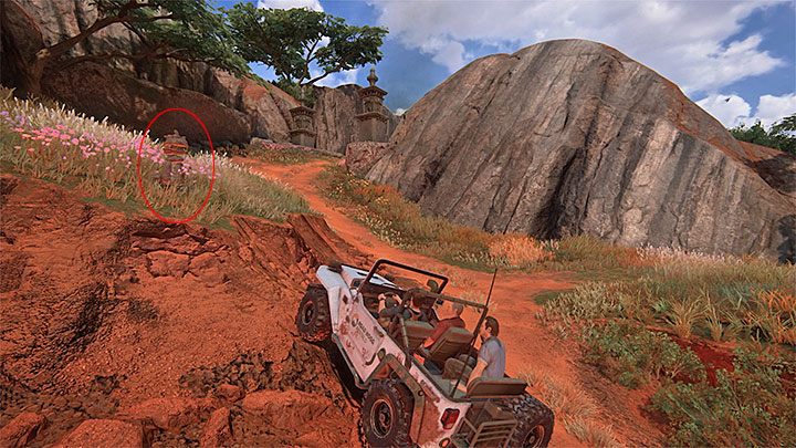 This cairn is not far from a rocky path that will allow you leave the main part of the map - Uncharted 4: Not a Cairn in the World trophy - all cairns locations - Trophies In Uncharted 4 - Uncharted 4: A Thiefs End Game Guide