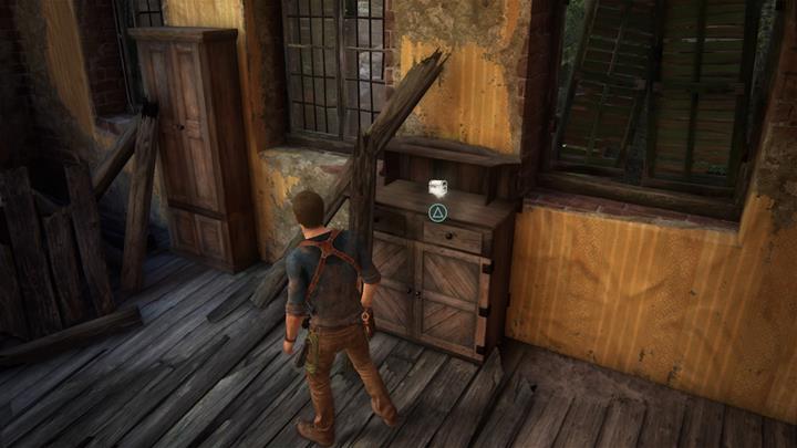 After you and Sam split, go past the stone arch and enter into the building on the right - Uncharted 4: Chapter 20 No Escape - treasure list - Treasures - Uncharted 4: A Thiefs End Game Guide