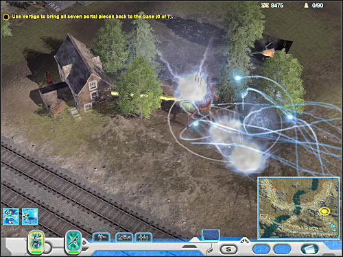 I think it's about time to switch your attention to obtaining portal pieces - Mission 3 - part 1 - Novus - Universe at War: Earth Assault - Game Guide and Walkthrough