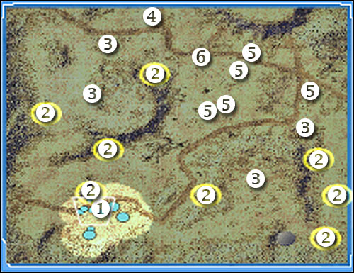 Map legend - Mission 4 - part 1 - Novus - Universe at War: Earth Assault - Game Guide and Walkthrough