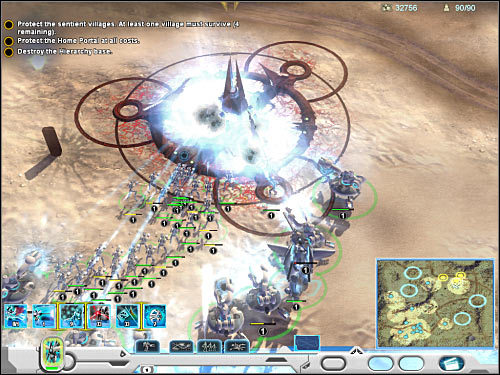 Head on to the final target - Mission 4 - part 2 - Novus - Universe at War: Earth Assault - Game Guide and Walkthrough