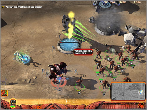 1 - Mission 1 - part 1 - Hierarchy - Universe at War: Earth Assault - Game Guide and Walkthrough