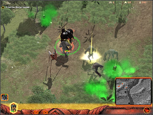 I urge you to observe Orlok's health bar - Mission 5 - part 2 - Hierarchy - Universe at War: Earth Assault - Game Guide and Walkthrough