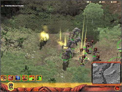 The final phase of this battle is going to be even more difficult, because once you've exterminated all enemy forces, you will have to take on Prince Zessus - Mission 5 - part 2 - Hierarchy - Universe at War: Earth Assault - Game Guide and Walkthrough