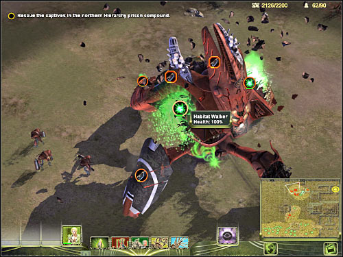 You will have to wait for the Disciple units to arrive at the northern section of the map - Mission 1 - part 3 - Masari - Universe at War: Earth Assault - Game Guide and Walkthrough