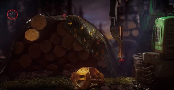 Third secret can be found right next to the pile of cut wood - Unravel 2: Ashes to Ashes Secrets and Collectibles - Unravel 2: Secrets and collectibles - Unravel 2 Game Guide