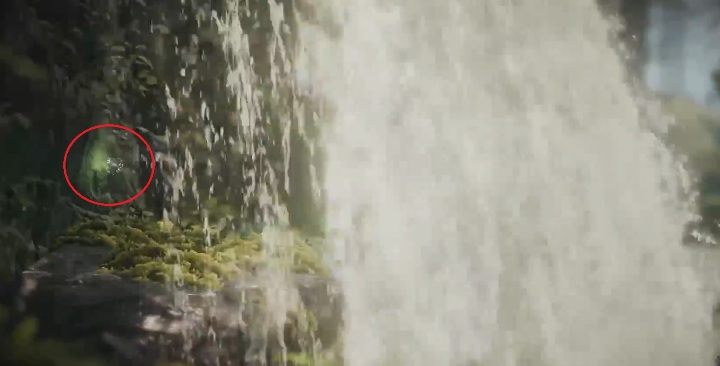 Real treasures are located behind the waterfall, so in Unravel 2 you also have to look for them there - Unravel 2: At The Rapids Secrets and Collectibles - Unravel 2: Secrets and collectibles - Unravel 2 Game Guide