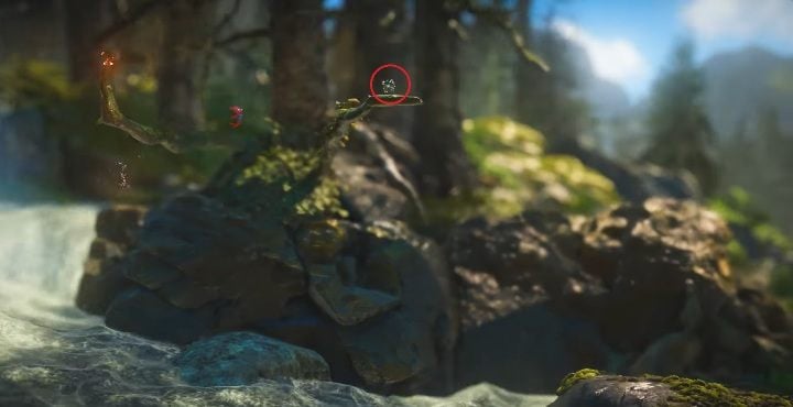 From the big rock jump to the branch with a double jump - Unravel 2: At The Rapids Secrets and Collectibles - Unravel 2: Secrets and collectibles - Unravel 2 Game Guide