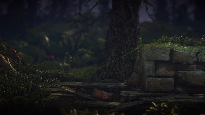 Tie the yarn to the spot on the floor and tie the other end to the rock - Unravel 2: Nightswimming level walkthrough - Unravel 2: Walkthrough - Unravel 2 Game Guide