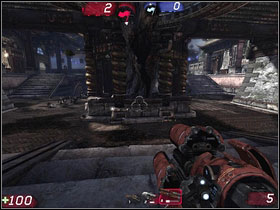 Description: It's specific map, because carrying enemy flag to your flag is quite easy - Battle 2-6 - Chapter II - Unreal Tournament III - Game Guide and Walkthrough