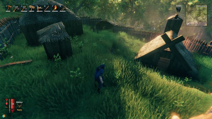 A small settlement serving as a base camp on a newly discovered island. - Valheim: Exploration - islands, biomes - Basics - Valheim Guide