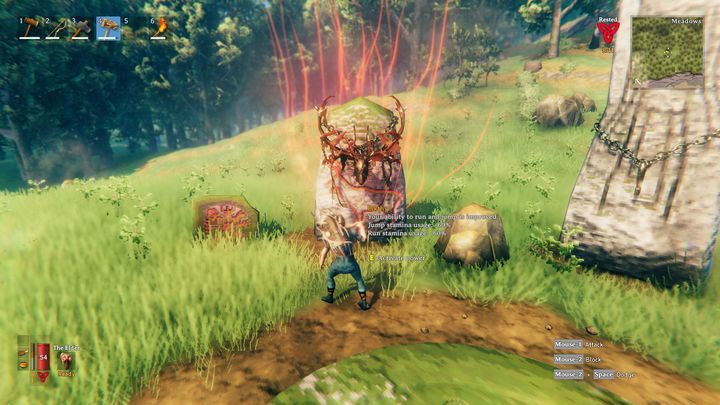 While constructing, the individual segments of the building will have different stability - Valheim - beginners guide - Basics - Valheim game guide