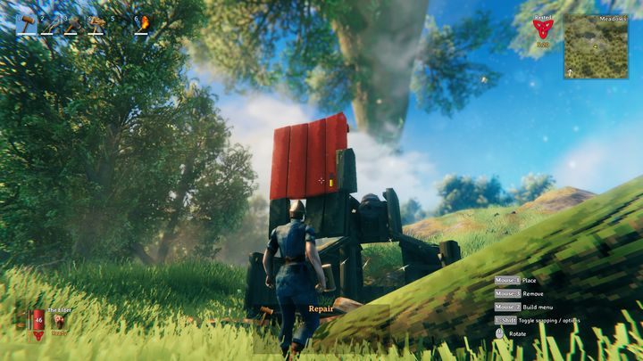 A tool is subject to wear and tear when using it (defined by the bar shown below it) When its durability goes down to zero, you won't be able to use it anymore - Valheim - beginners guide - Basics - Valheim game guide