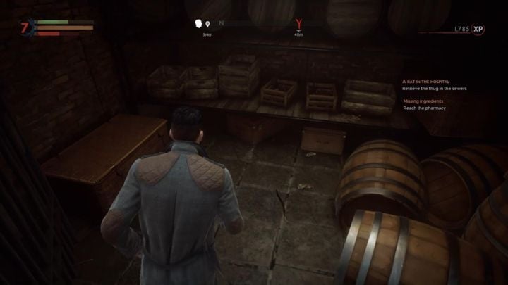How to unlock: Acquire Clays weapon, or read a letter located near the man - Investigations in Pembroke Hospital - Pembroke Hospital - Vampyr Game Guide
