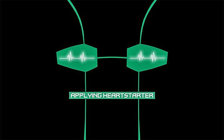 After you buy the mentioned project, you will get 1 free respawn - How to get a Heart Starter in Void Bastards? - FAQ - Void Bastards Guide and Tips