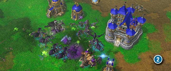 During the assault on the enemy base, it is worthwhile to quickly eliminate the workers in order to hinder the reconstruction of the base. - The Fall Of Silvermoon | Warcraft III Reforged walkthrough - Undead Campaign - Warcraft III Reforged Guide