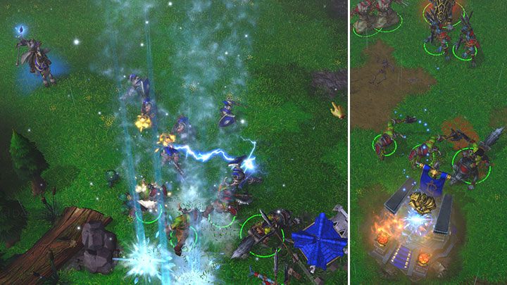 Beware of Archmage - hes a human hero who attacks at a distance and casts powerful area of effect spells. After killing him, destroy the Altar of Kings so that he does not return to the battlefield. - Riders of the Storm | Warcraft III Reforged walkthrough - Prologue - Warcraft III Reforged Guide