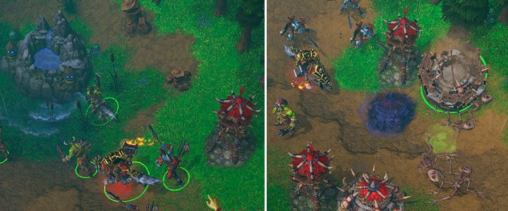 The fountain of health will be a very important point of defense of your base. Healing soldiers is cheaper and faster than recruiting new warriors. Build new Burrows in front of the Watch Towers to create temporary walls. - Countdown to Extinction | Warcraft III Reforged walkthrough - Prologue - Warcraft III Reforged Guide