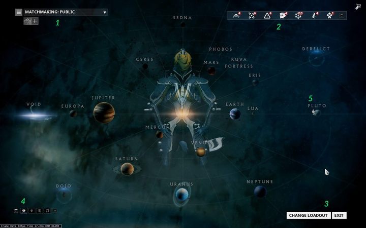 Warframe - Interface - Star Map - Warframe Game Guide | gamepressure.com