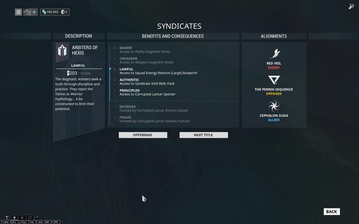 This chapter is dedicated to Arbiters of Hexis, one of the syndicates found in Warframe - Warframe - Arbiters of Hexis - Warframe - Syndicates - Warframe Game Guide