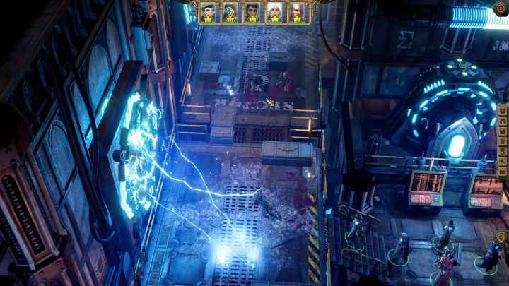 As you go through the building, you will come across dangerous machines on the wall - Rogue Trader: How to recite First Galvanic Hymn? - How to - WH40K: Rogue Trader Guide