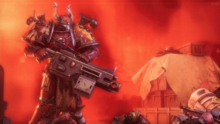 The opponent will have minions to help him in battle, and additionally, can summon more of them during the clash - Rogue Trader: How to beat Chaos Marine Aurora? - Bosses - WH40K: Rogue Trader Guide