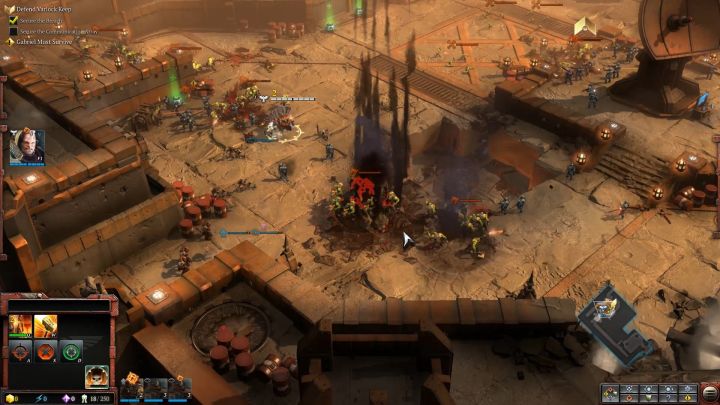 Watch over the Tactical Marines and Scouts. - Mission 1 - The Defense of Varlock Keep - Campaign Walkthrough - Warhammer 40,000: Dawn of War III Game Guide