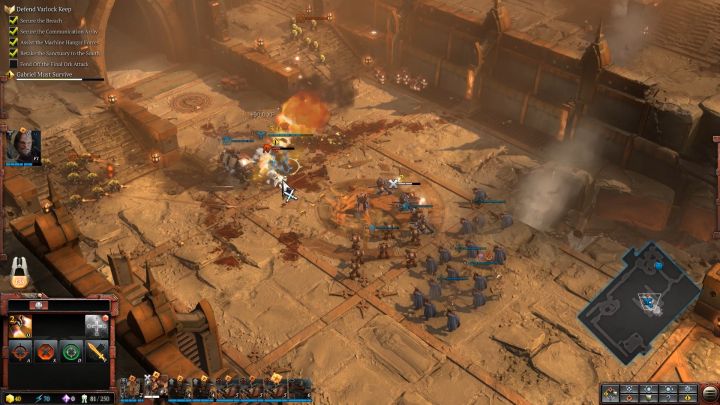 Proper unit placement is crucial. - Mission 1 - The Defense of Varlock Keep - Campaign Walkthrough - Warhammer 40,000: Dawn of War III Game Guide
