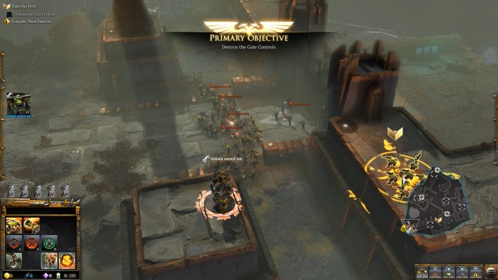 Use the Grapplin Klaw to get to the other side. - Mission 2 - Destined for Greater Fings - Campaign Walkthrough - Warhammer 40,000: Dawn of War III Game Guide