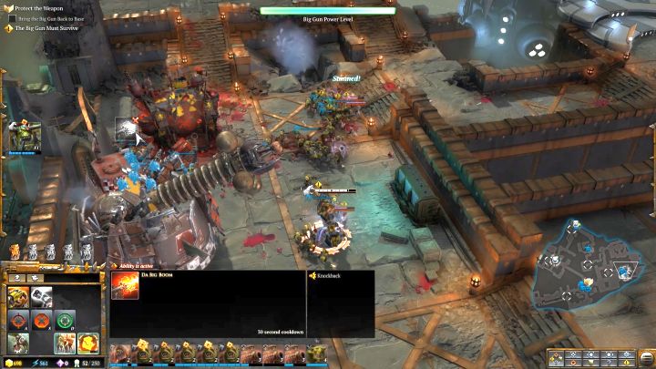 The cannon will misfire several times. - Mission 2 - Destined for Greater Fings - Campaign Walkthrough - Warhammer 40,000: Dawn of War III Game Guide