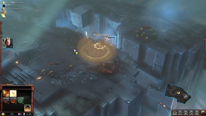 At the beginning of the mission you will fight with small enemy squads. - Mission 8 - None Left Behind - Warhammer Dawn of War 3 Walkthrough - Campaign Walkthrough - Warhammer 40,000: Dawn of War III Game Guide