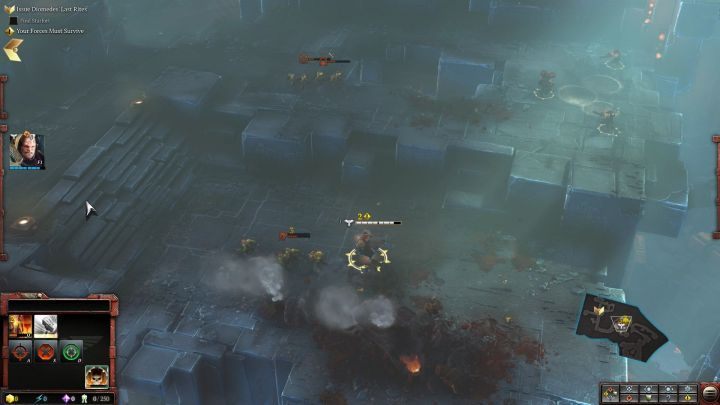 A squad of Terminators appears on the battlefield. - Mission 8 - None Left Behind - Warhammer Dawn of War 3 Walkthrough - Campaign Walkthrough - Warhammer 40,000: Dawn of War III Game Guide