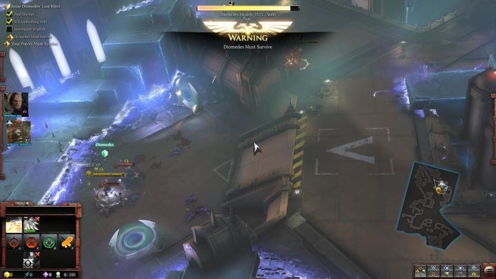 Here comes Diomedes. - Mission 8 - None Left Behind - Warhammer Dawn of War 3 Walkthrough - Campaign Walkthrough - Warhammer 40,000: Dawn of War III Game Guide