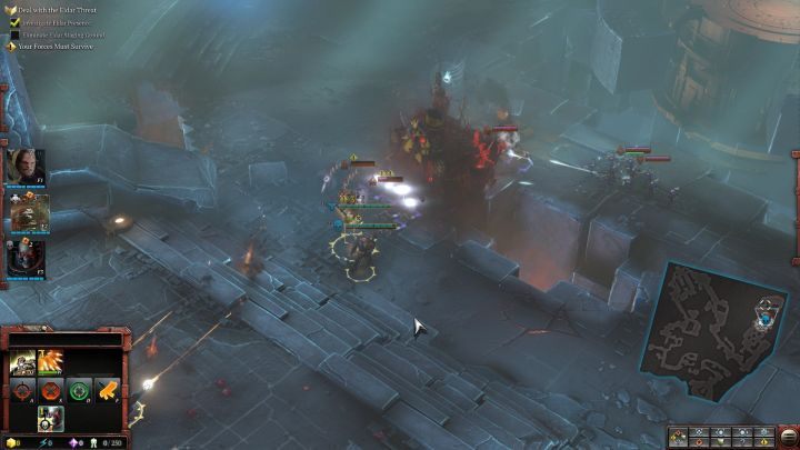 The mission is gradually coming to an end. - Mission 8 - None Left Behind - Warhammer Dawn of War 3 Walkthrough - Campaign Walkthrough - Warhammer 40,000: Dawn of War III Game Guide