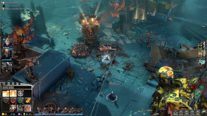 You have to destroy all the Ork forces in the vicinity. - Mission 9 - The Seer, The Trickster and the Brute - Warhammer Dawn of War 3 Walkthrough - Campaign Walkthrough - Warhammer 40,000: Dawn of War III Game Guide