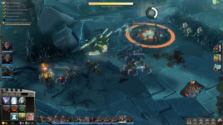 Take care of the resources located in the area. - Mission 9 - The Seer, The Trickster and the Brute - Warhammer Dawn of War 3 Walkthrough - Campaign Walkthrough - Warhammer 40,000: Dawn of War III Game Guide