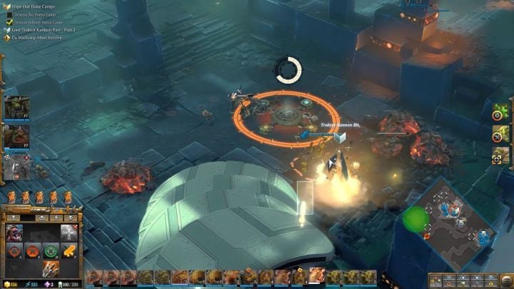 The second and last part of the side mission. - Mission 10 - Cunning and Wiles - Dawn of War 3 Walkthrough - Campaign Walkthrough - Warhammer 40,000: Dawn of War III Game Guide