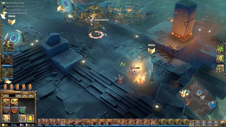 The second enemy camp. - Mission 10 - Cunning and Wiles - Dawn of War 3 Walkthrough - Campaign Walkthrough - Warhammer 40,000: Dawn of War III Game Guide