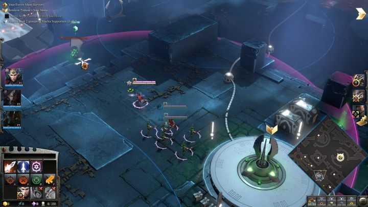 Third terminal. - Mission 11 - The Bloody Gambit - Dawn of War 3 Walkthrough - Campaign Walkthrough - Warhammer 40,000: Dawn of War III Game Guide