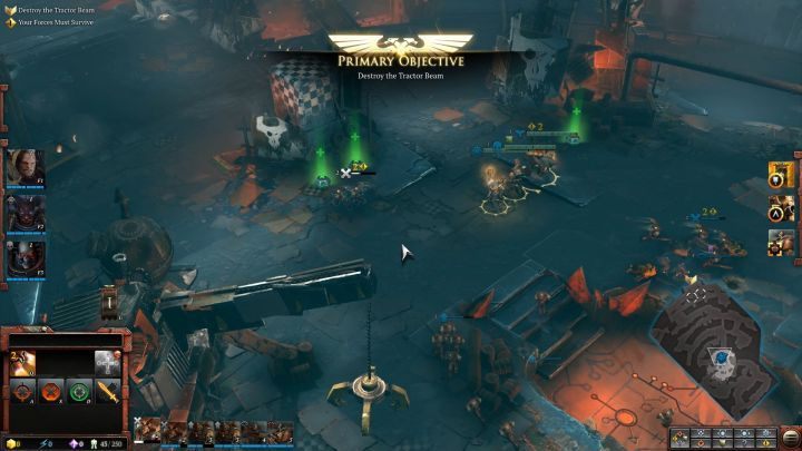 Use the first aid kit to heal the troops. - Mission 12 - Chasing Beauty - Dawn of War 3 Walkthrough - Campaign Walkthrough - Warhammer 40,000: Dawn of War III Game Guide