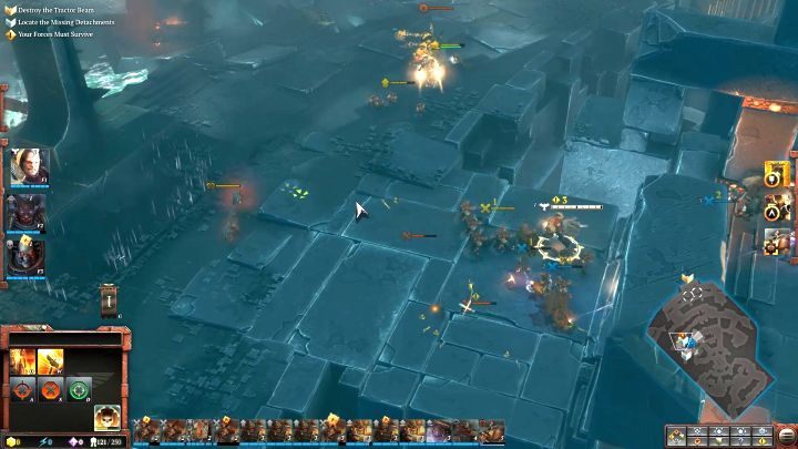 On the map you will find many Space Marines units who will join your army. - Mission 12 - Chasing Beauty - Dawn of War 3 Walkthrough - Campaign Walkthrough - Warhammer 40,000: Dawn of War III Game Guide