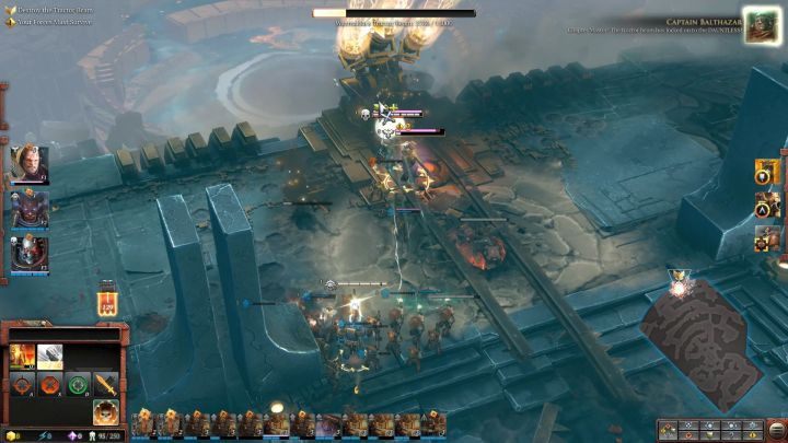 Try to destroy the device as soon as possible. - Mission 12 - Chasing Beauty - Dawn of War 3 Walkthrough - Campaign Walkthrough - Warhammer 40,000: Dawn of War III Game Guide
