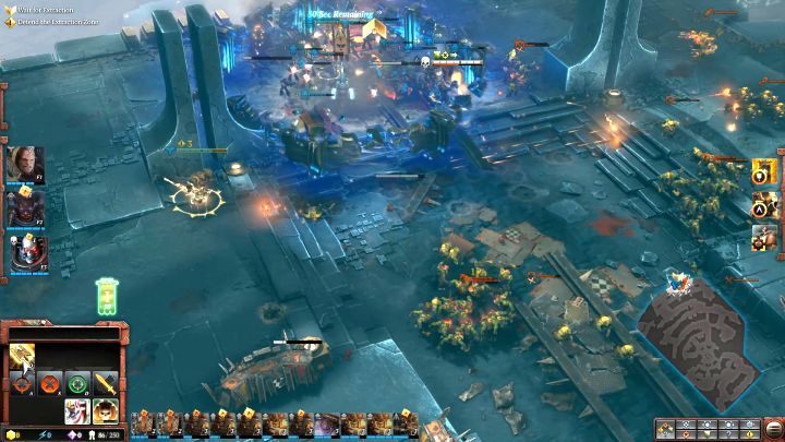 You only have to hold through the Ork attack. - Mission 12 - Chasing Beauty - Dawn of War 3 Walkthrough - Campaign Walkthrough - Warhammer 40,000: Dawn of War III Game Guide