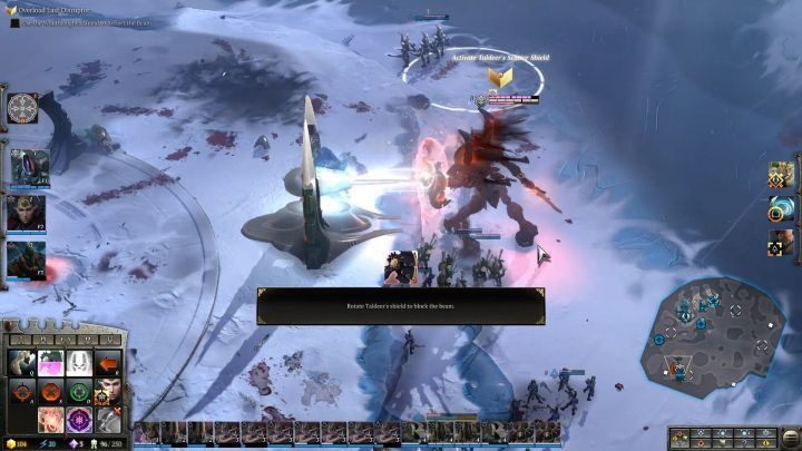 Place the disc in the direction of the beam. - Mission 13 - Waking Giants - Dawn of War 3 Walkthrough - Campaign Walkthrough - Warhammer 40,000: Dawn of War III Game Guide