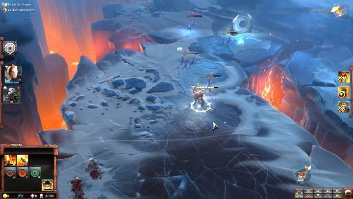 At the beginning of the mission you will lead only Gabriel Angelos. - Mission 14 - In the Company of Friends - Dawn of War 3 Walkthrough - Campaign Walkthrough - Warhammer 40,000: Dawn of War III Game Guide